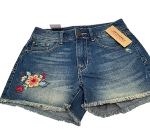 Pantalones cortos de mezclilla bordados American Rag, Junior's Arlington Fest talla 0 - Imagen 1 de 11