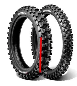 MOTOCROSS TYRE SET PLEWS MATTERLY GP FRONT  80/100-21  /REAR 110/90-19  Mx Motox - Picture 1 of 8
