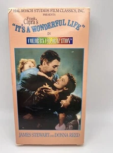 It’s A Wonderful Life Vhs 1986 Hal Roach Studio In Color Classic Christmas Movie - Picture 1 of 6