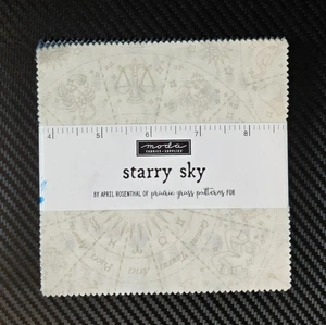 Moda Fabrics Starry Sky by April Rosenthal Charm Pack 42 Precut 5” Cotton Square - Picture 1 of 5