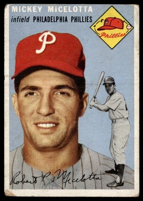 1954 Topps Mickey Micelotta RC Philadelphia Phillies #212 - Image 1 of 2
