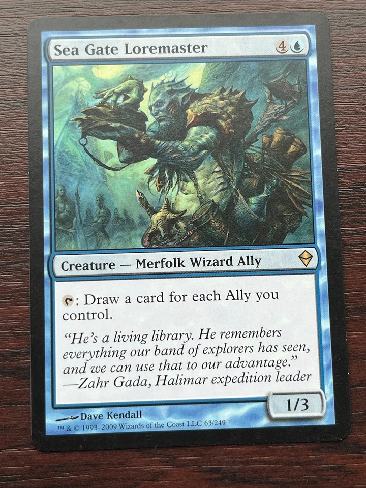1x SEA GATE LOREMASTER - Zendikar - MTG - Magic the Gathering - Image 1 of 1