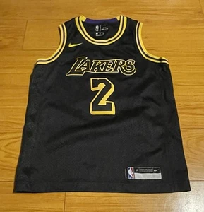 Lonzo Ball Los Angeles Lakers Black Mamba City Edition Nike Jersey Kids Medium - Picture 1 of 7