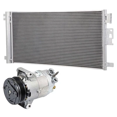 For Saturn Aura 2.4L 2008 2009 OEM AC Compressor w/ A/C Condenser & Drier TCP - Изображение 1 из 3