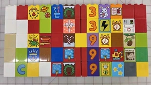 LEGO DUPLO Lot of 60 2x2x2 (Double Height Bricks) Mixed Colors MA29d - Picture 1 of 2