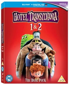 Hotel Transylvania 1-2 (Blu-ray) Adam Sandler Selena Gomez Steve Buscemi - Picture 1 of 2