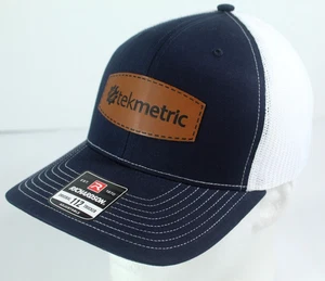 Richardson 112 Trucker Snapback Trucker Cap Black Adjustable Baseball Hat - Picture 1 of 6