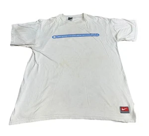 Vintage Team Jordan Nike Carolina Tar Heels Tshirt Mens L USA Made-ROUGH SHAPE - Picture 1 of 16