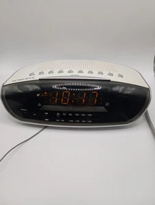 Roberts Radio Alarm Clock CR9971 Silver White FM/AM Tested and Working VGC. - Picture 1 of 12