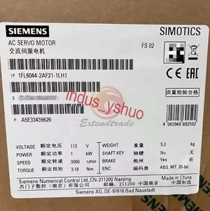 ONE NEW SIEMENS SERVO MOTOR 1FL6044-2AF21-1LH1 - Picture 1 of 1