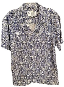 Refinery Republic Men's Blue/White Med Hawaiian/Hippie/Casual Short Sleeve Shirt - Picture 1 of 8