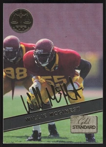 1994 Signature Rookies Gold Standard #GS13 Willie McGinest Gold Signature - Bild 1 von 2