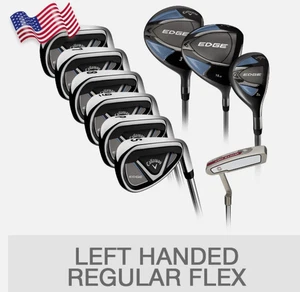 Callaway -LEFT Handed - EDGE 10-Piece Men's Golf Club Set - Loft 10.5 - NEW - Picture 1 of 5