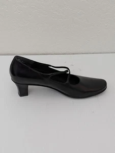 Naturalizer Heels Pumps Womens Size 10 N Black Maryjane Block Career Shoe Shante - Picture 1 of 14