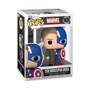 Funko Pop! Marvel: Split - Captain America A/Steve R - Marvel Comics - Collectab - Picture 1 of 3