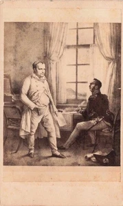 1860s cdv ART FILLER K.von Steuben’s NAPOLEON DICTATING HIS MEMOIRS at ST HELENA - Picture 1 of 2