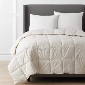 All Season Wool Natural Twin Wool Comforter - Picture 1 of 5