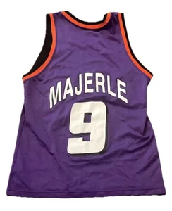 Dan Majerle Phoenix Suns Jersey Mens Size 36 Purple Champion Vintage - Picture 1 of 5