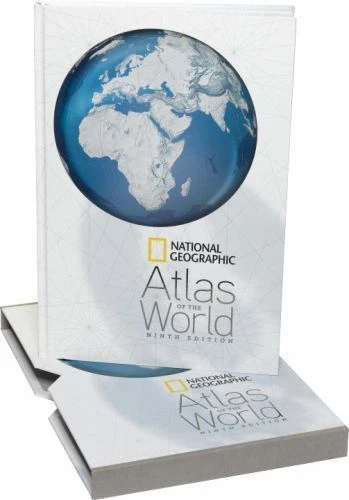 National Geographic Atlas of the World by U. S. National Geographic Society Staff (2010, Hardcover)