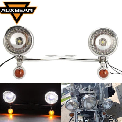 Barra de luz de ponto de neblina sinais de mudança para Honda Shadow ACE Aero Spirit VT - Imagem 1 de 4