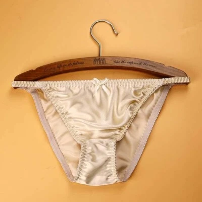 8 Paar/Posten 100% Reine Seide Damen Bikini String Höschen S M L XL 2XL Mehrfarbig - Bild 1 von 4