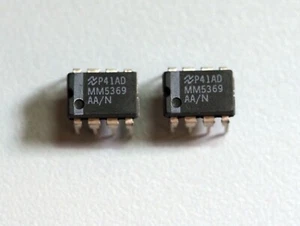 MM5369AA/N DIP-8 17 Stage Oscillator/Divider 60Hz time-base two pieces ! - Picture 1 of 3