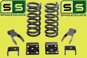 3"/4" Drop Lowering Kit Fits 98-15 Ford Ranger 2WD Coil Flip Shackles SPR CODE-3 - Picture 1 of 2