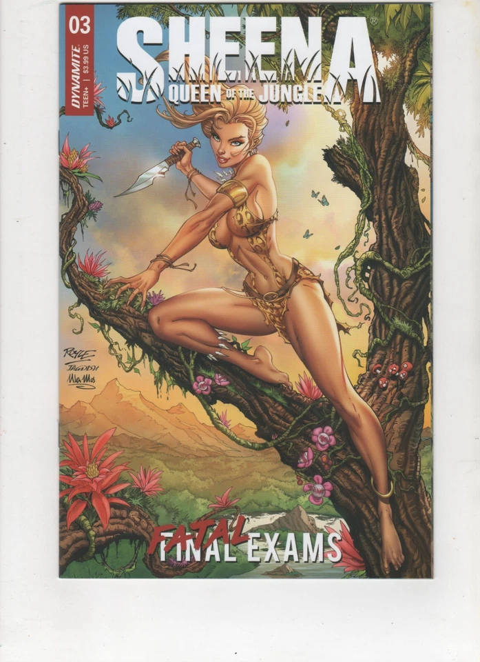 Sheena 3 B, John Royle Cover Art, v3 Fatal Exams, NM 9.4, 1st Print, 2023, Scans - Image 1 of 2