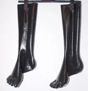 TOP Qualität Dick Latex Gummi Rubber Hoch Socken Lange 30 cm Gr. ca 46 - Bild 1 von 10