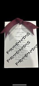 FRIENDS - Monica Geller and Chandler Bing's Wedding Invitation Prop