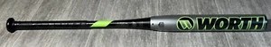 Worth Mayhem Slowpitch Alloy Softball Bat 34" 26 oz - 2 1/4" Diameter 100% Alloy - Picture 1 of 7