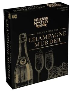 Jeu de dîner mystère meurtre - meurtre au champagne
