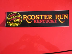 ROOSTER RUN KENTUCKY Bumper Sticker Decal - Picture 1 of 3