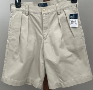 Ralph Lauren Boys Shorts Sz 8 Polo Khakis 100% cotton 26"W Classic Fit Chino NWT - Picture 1 of 6