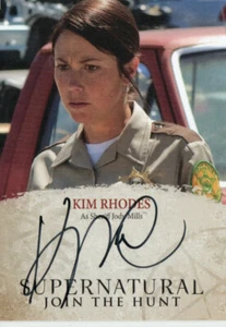 Supernatural Seasons 4-6 Auto Autograph KR Kim Rhodes as Sheriff Jody Mills - Picture 1 of 1