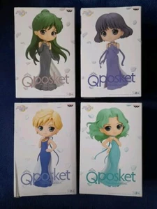Figure Princess Pluto Neptune Uranus Saturn Outer Senshi Q Posket B Sailor Moon - Picture 1 of 9