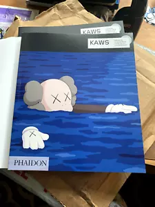 THE DEFINITIVE KAWS *SIGNED*  PHAIDON IN HAND Sold Out  *SHIPS TODAY USA FREE* - Picture 1 of 5