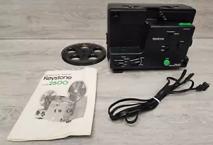 Proyector de películas Keystone Zoom 2500 8 mm COMO ESTÁ enciende sin probar LEER - Imagen 1 de 16