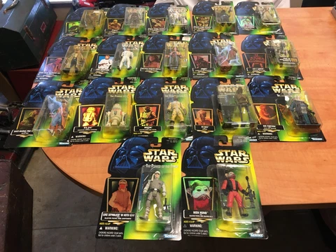 Lot of 17 Star Wars Power of the Force Collection 2 Kenner 1998 Cover