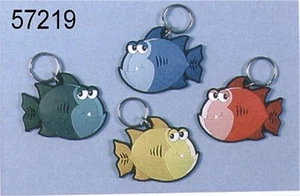 1 X LLAVERO DE GOMA EN FORMA DE PEZ NOVEDAD ASPECTO CÓMICO 57219 8B - Imagen 1 de 1