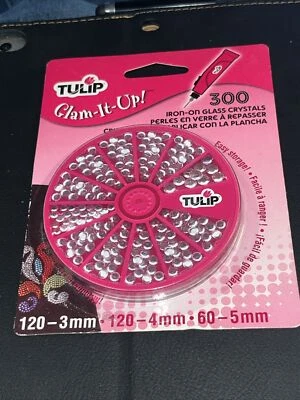 Tulip Glam-It-Up! Iron-On Crystals Package Of 300-Crystal #23123 - Image 1 of 4