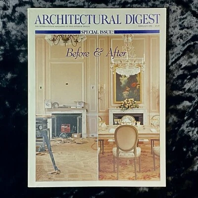 February 1996~~~Architectural Digest~~~Special Issue~~~Before & After🐇LIKE NEW - Image 1 of 4