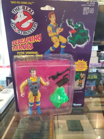 The Real Ghostbusters Peter Venkman Action Figure  Ghoulgroan Ghost 1986 Kenner Cover
