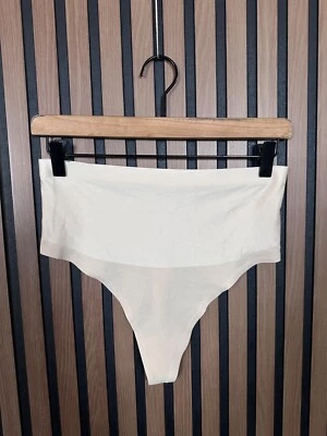 New Victoria's Secret Panties Large Ivory Body High Rise Soothing Shimmer Thong - Image 1 of 4