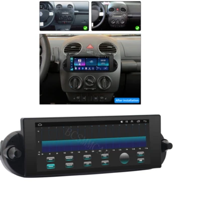 Radio estéreo de coche apta para Volkswagen Beetle 2006-2010 pantalla táctil espejo enlace Foto 1 de 4