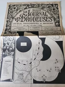 Le journal des brodeuses 1953 n° 697 coussins frises enfant drap monogramme - Picture 1 of 8