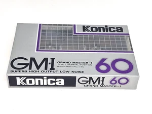 KONICA GM-I 60 Blank Audio Cassette Tape (Sealed) NOS! New - Picture 1 of 5
