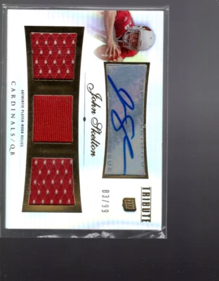 B4170- 2010 Topps Tribute Autographed Triple Relics #ATRJSK John Skelton /99 - Image 1 of 2