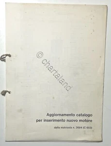 Aggiornamento Catalogo per Inserimento Nuovo Motore - C 653 - Anni '80 - Picture 1 of 3