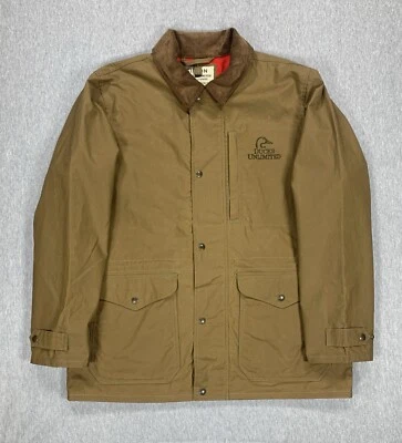 Filson Ducks Unlimited Cover Cloth Mile Marker Coat Dark Rugged Tan Men 2XL $395 - Image 1 of 4
